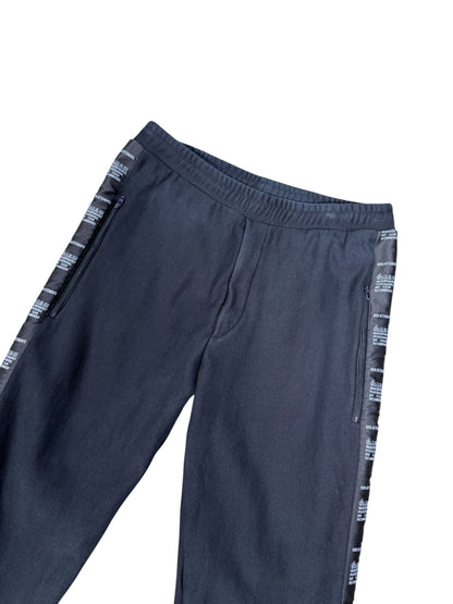 (L) Vetements Wash Label Black Sweatpants