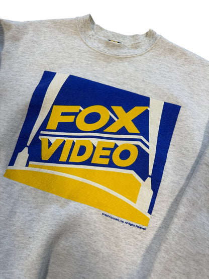(XL) Vintage 1993 Fox Video Grey Crewneck