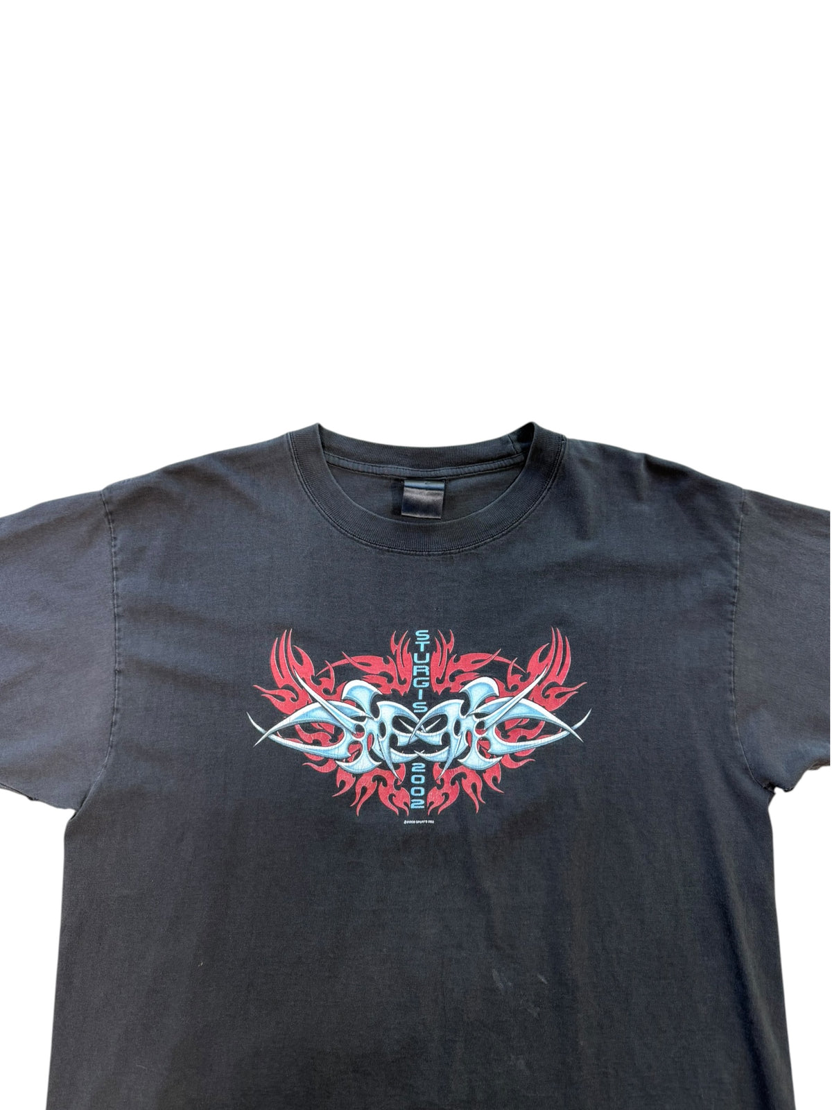(L) 2002 Sturgis Trible Biker Tee