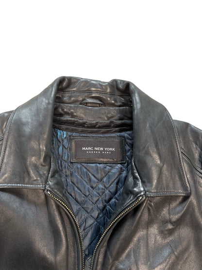 (XL) Andrew Marc Heavy Leather Jacket