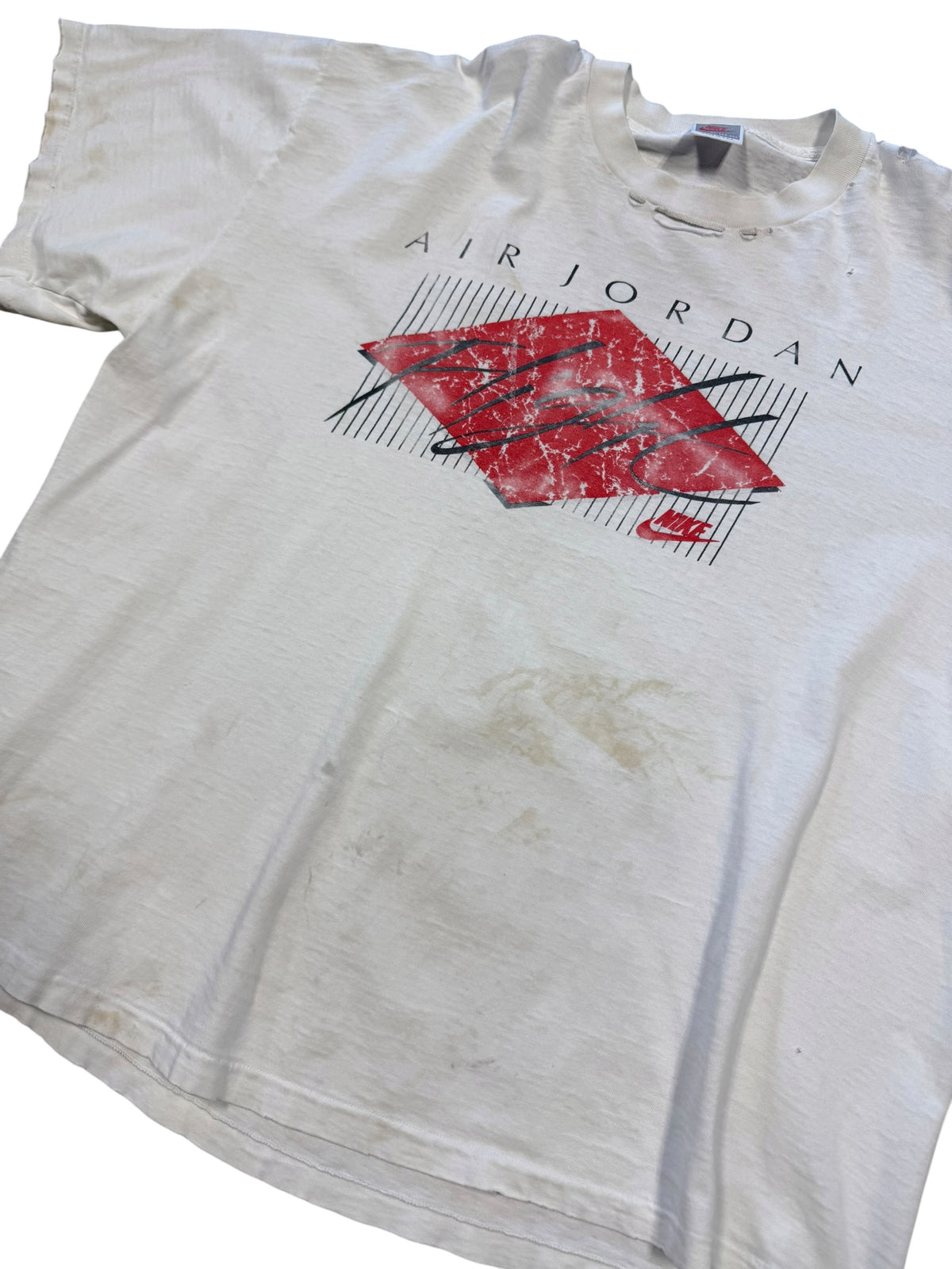 (XL) Vintage 1990s Michael Jordan Nike Distressed Tshirt