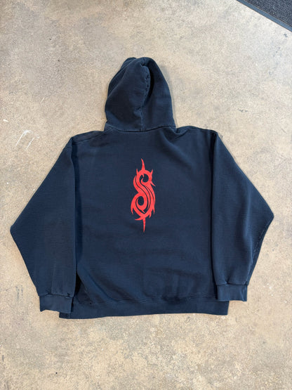 (XL) Vintage 2000s Slipknot Barcode Hoodie