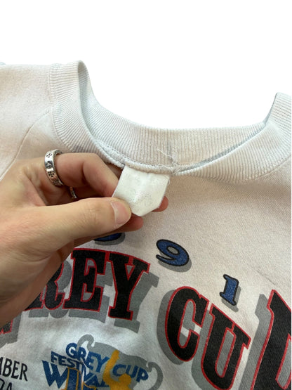 (L) 1991 Grey Cup Football CFL Crewneck