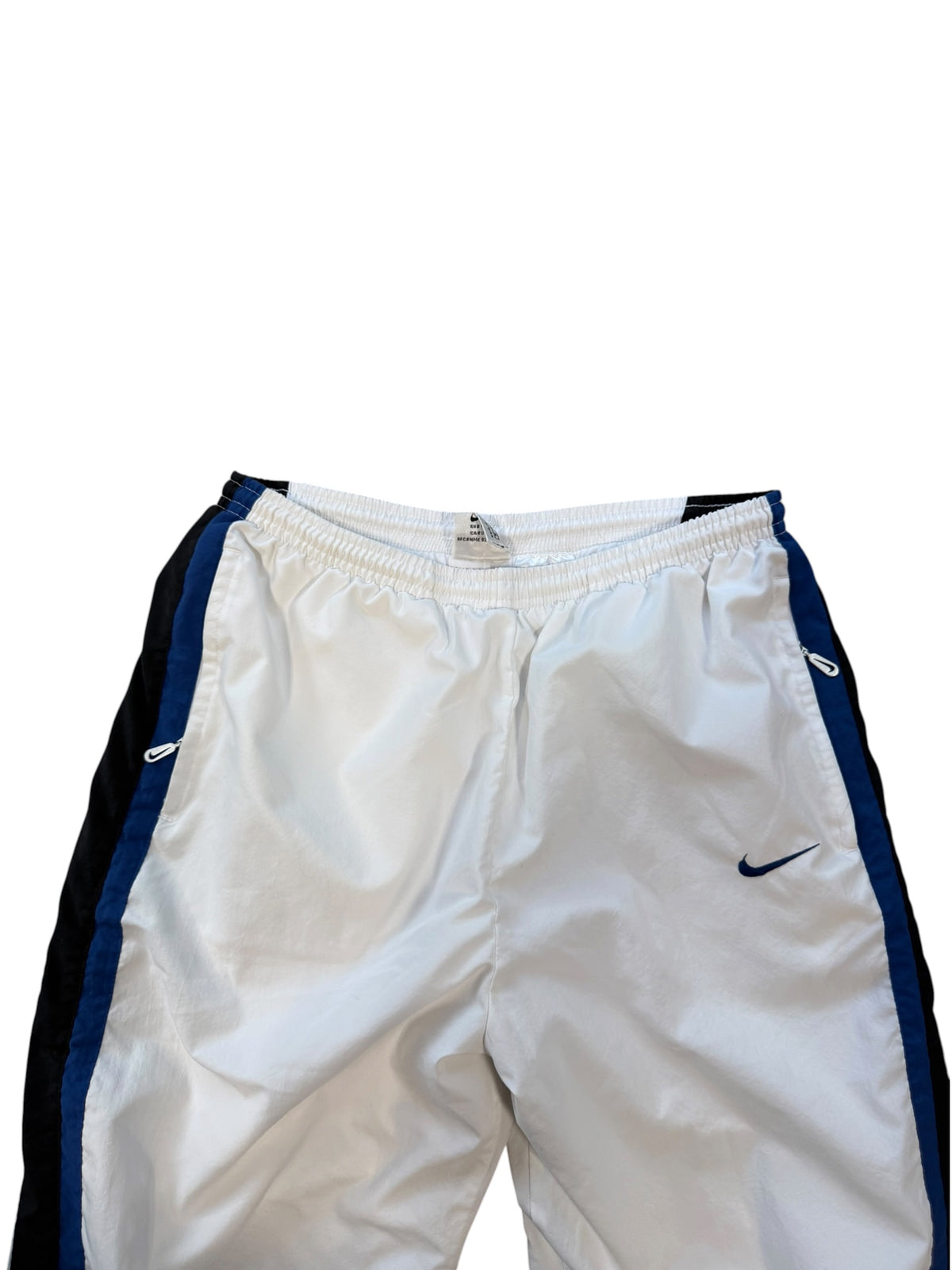 (M) 90’s Nike White Nylon Track Pants
