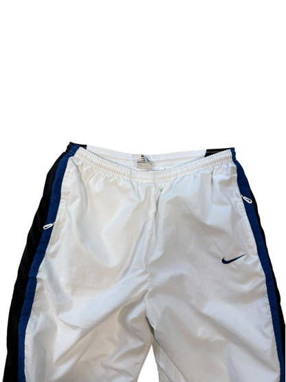 (M) 90’s Nike White Nylon Track Pants