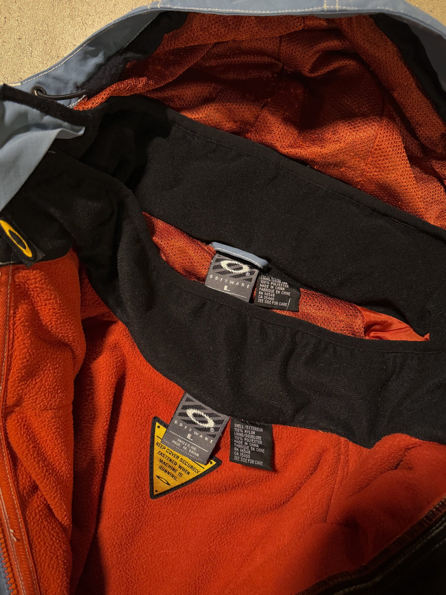 90s Oakley Software Double Lined Snowboard Jacket Sz L