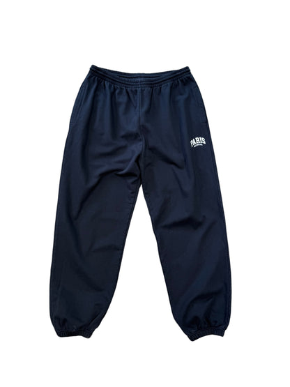 (L) Balenciaga Paris Utility Logo Black Sweatpants