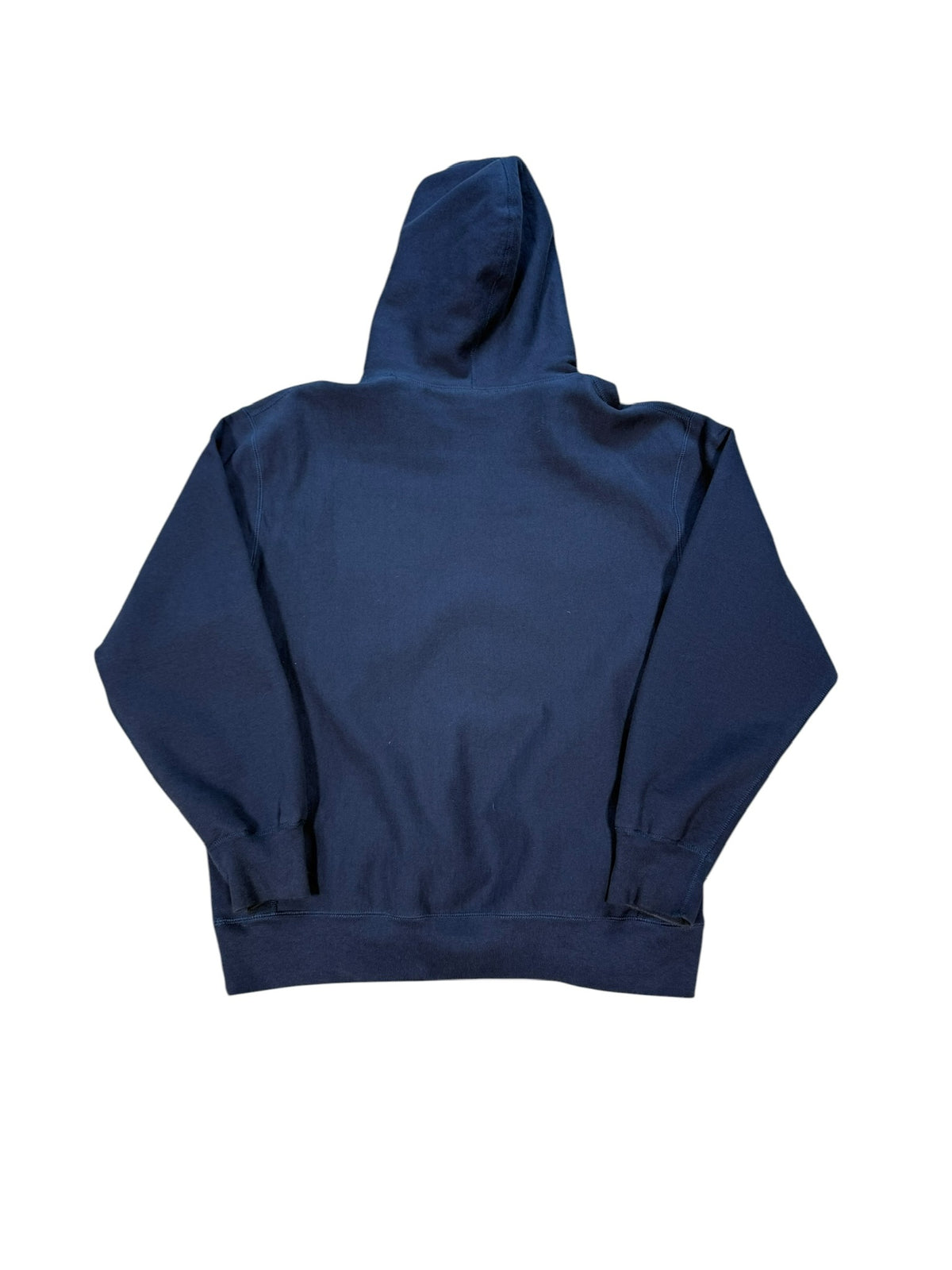 (XL) Supreme Navy Spell Out Hoodie