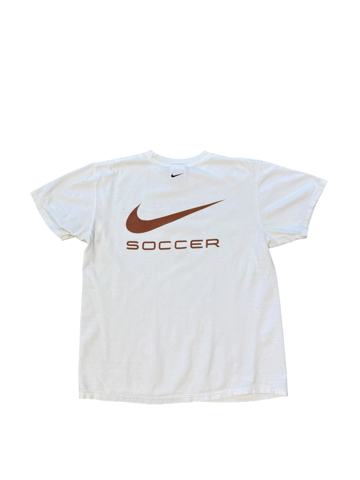 (S) Vintage Nike Soccer White Tee