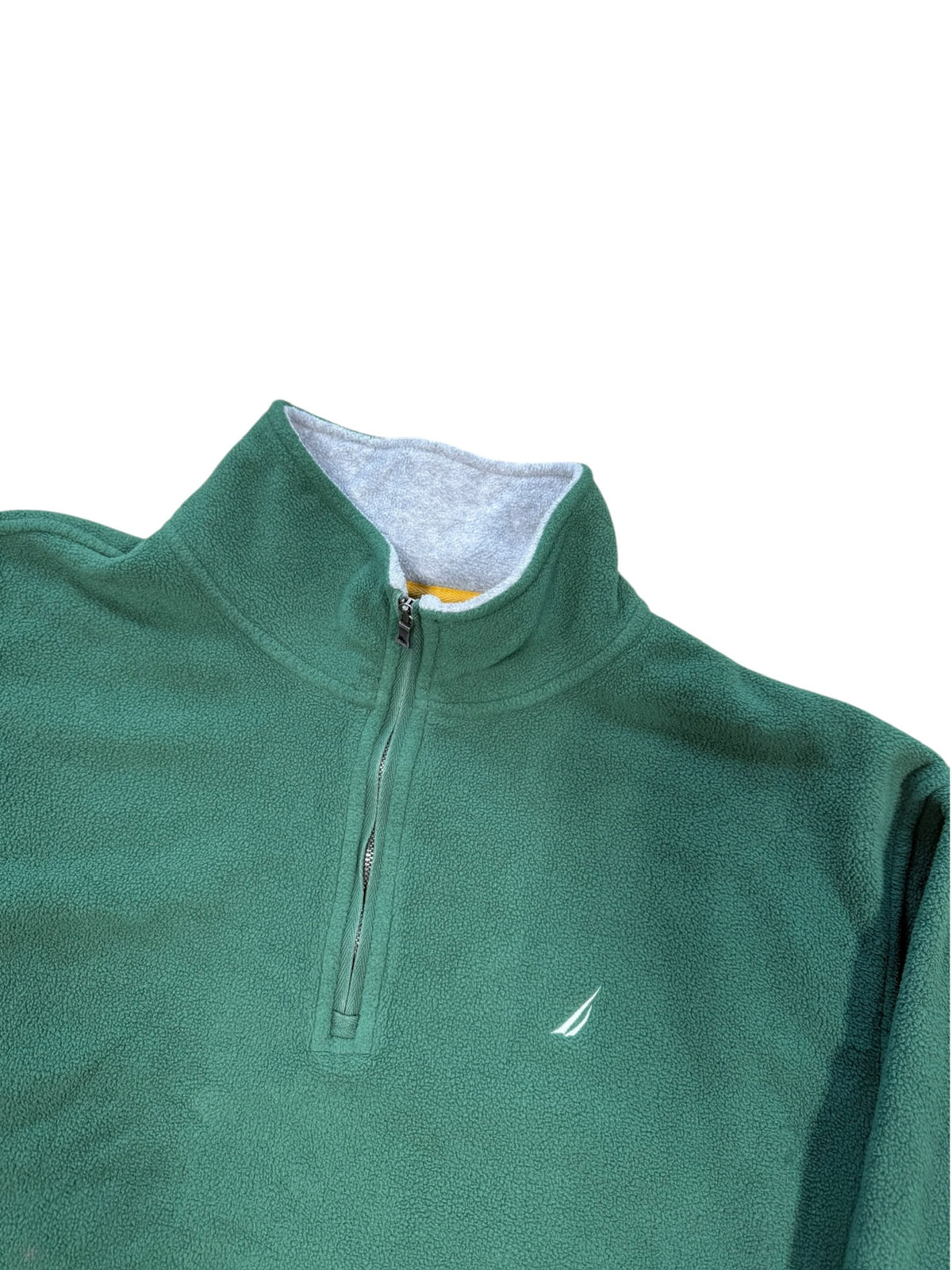 (XL) Vintage Y2K Nautica Fleece Quarter Zip Sweater
