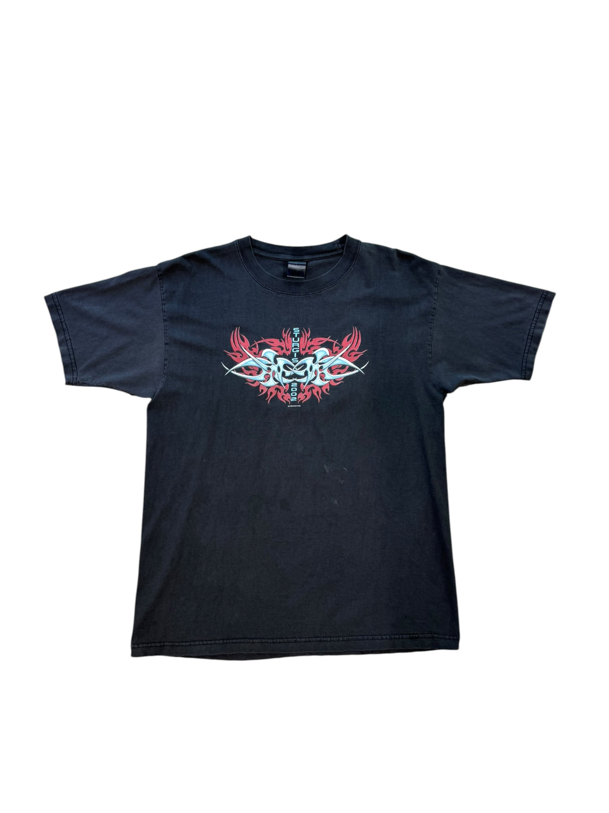 (L) 2002 Sturgis Trible Biker Tee