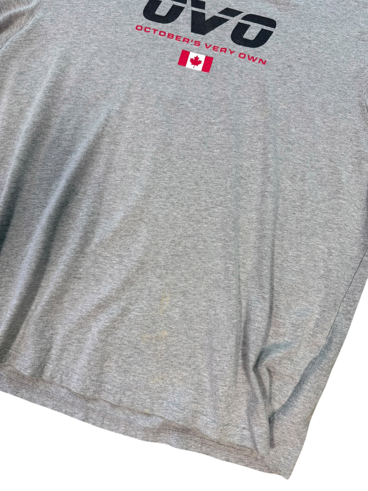 (XXL) OVO Spell Out Canadian Flag Tee
