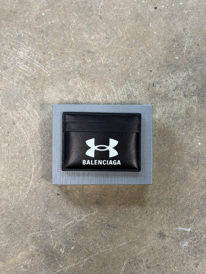 (OSFA) Balenciaga X Under Armour Lambskin Leather Cardholder