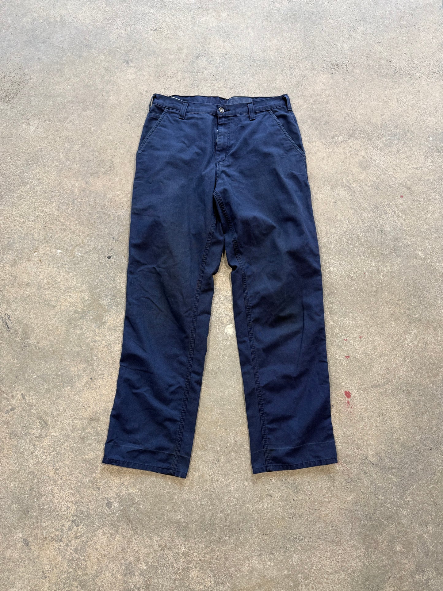 (34 Waist) Vtg Carhartt Navy Carpenter Pants