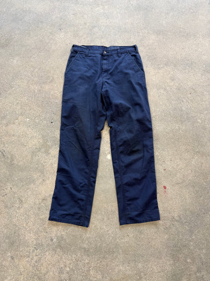 (34 Waist) Vtg Carhartt Navy Carpenter Pants