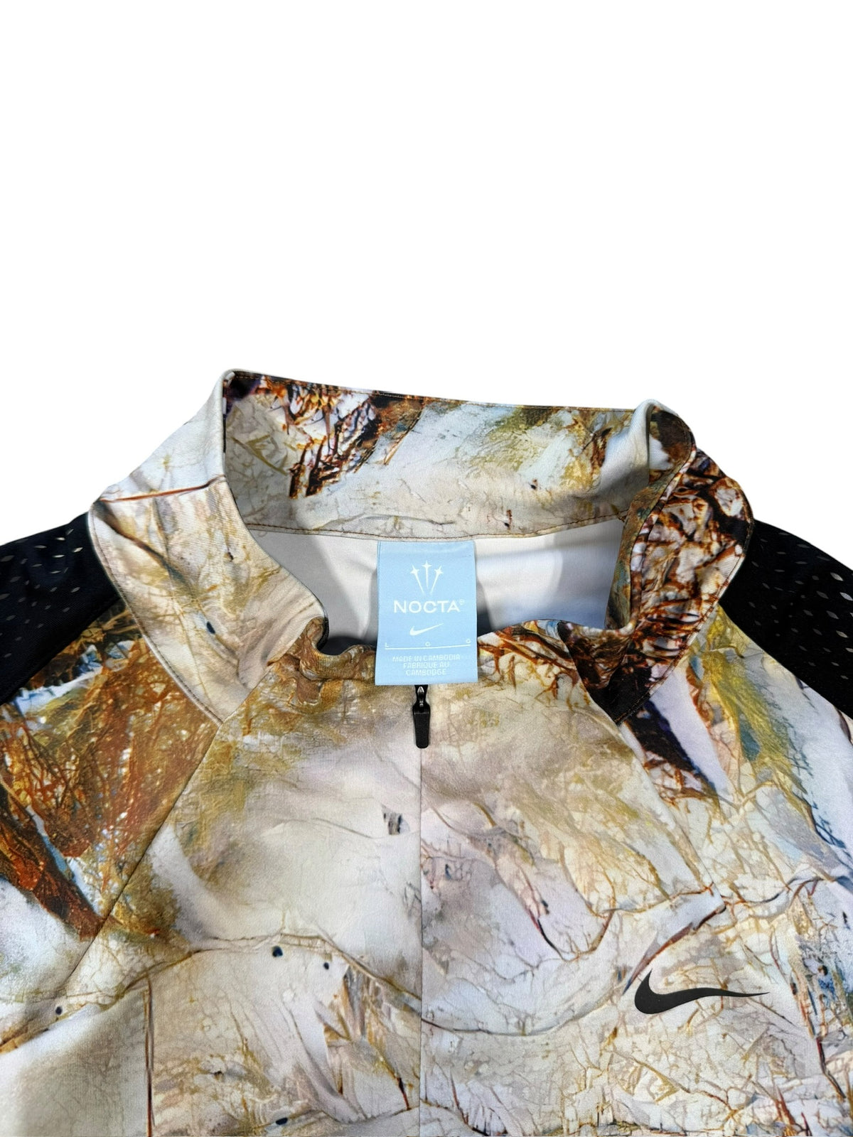 (L) Nike x Nocta Camo Running 1/4 Zip Shirt