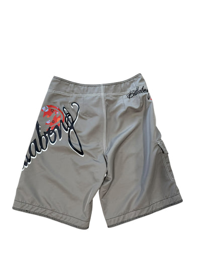 (32) Vintage Billabong Tan Board Shorts