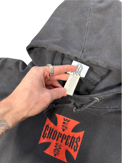 (XXL) Vintage West Coast Choppers Og Red Logo Hoodie