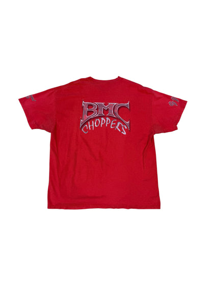 (XL) Vintage BMC Choppers Red Thrashed Tee