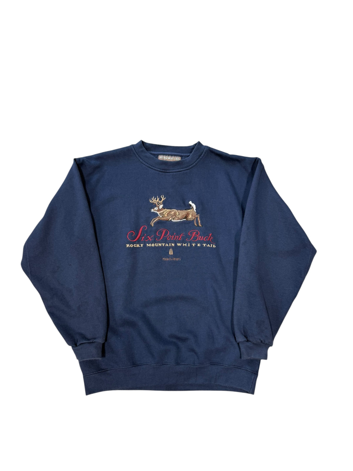 (L) Vintage Rocky Mountain Buck Crewneck