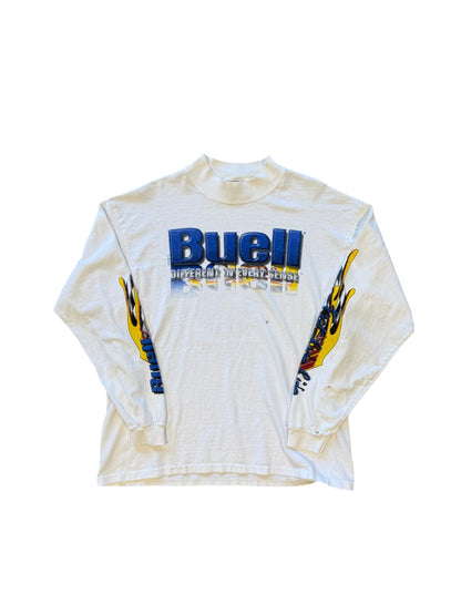 (L) 1998 Harley Davidson Buell Flame Long Sleeve