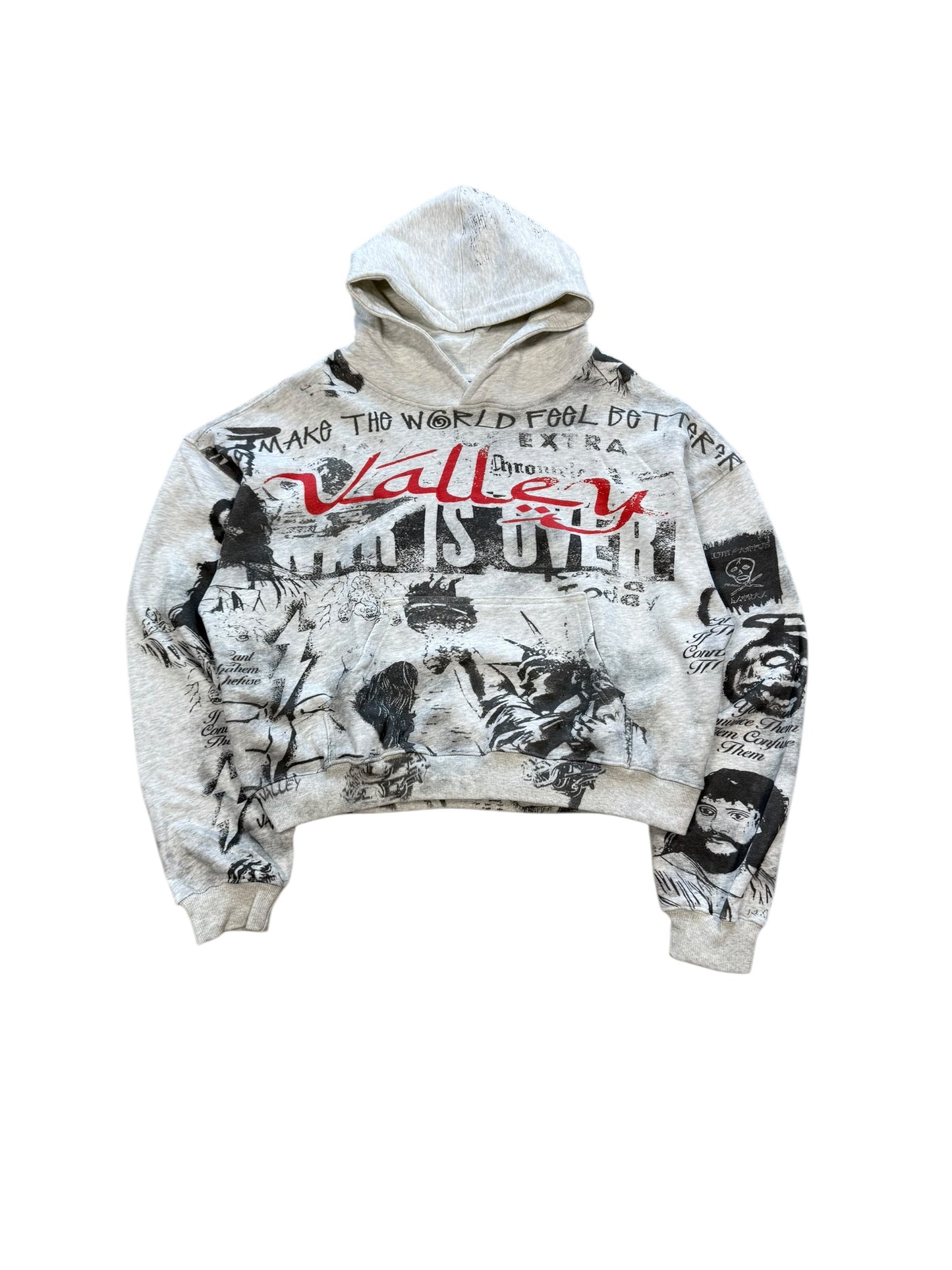 (L) Vale Mural Pullover Hoodie
