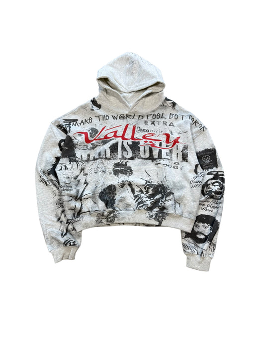 (L) Vale Mural Pullover Hoodie