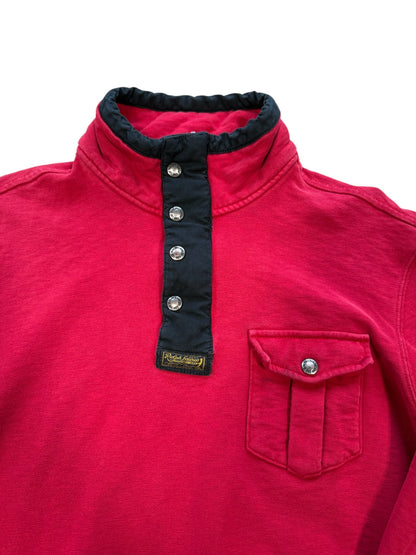 (L) 90s Polo Quarter zip Sweater