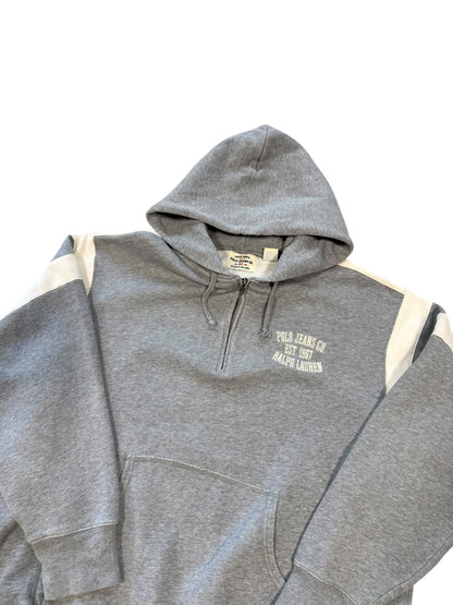 (XL) Y2K RL Polo Quarter Zip Hoodie