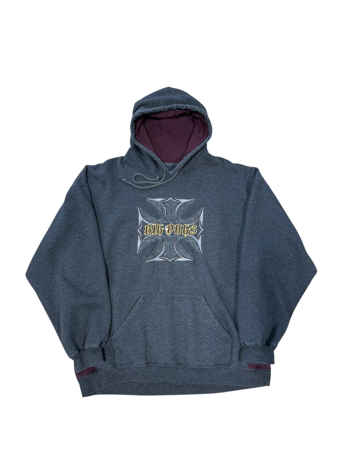 (XL) Vintage Big Dogs Choppers Logo Hoodie