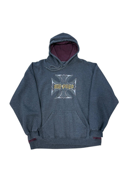 (XL) Vintage Big Dogs Choppers Logo Hoodie