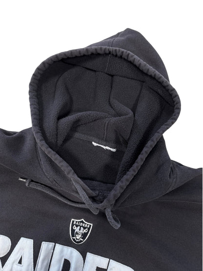(XL) Vintage Raiders NFL Black Hoodie