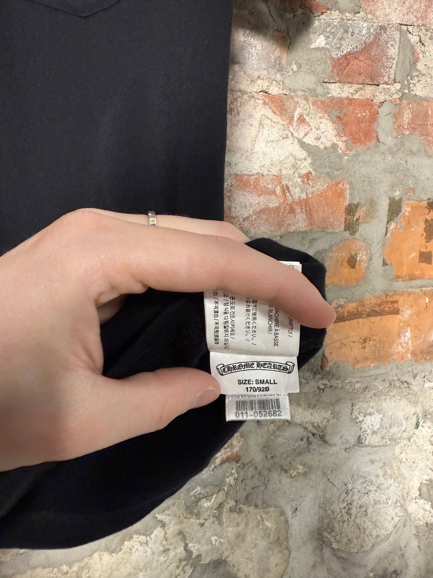 Chrome Hearts Spinal Logo Tee Sz S