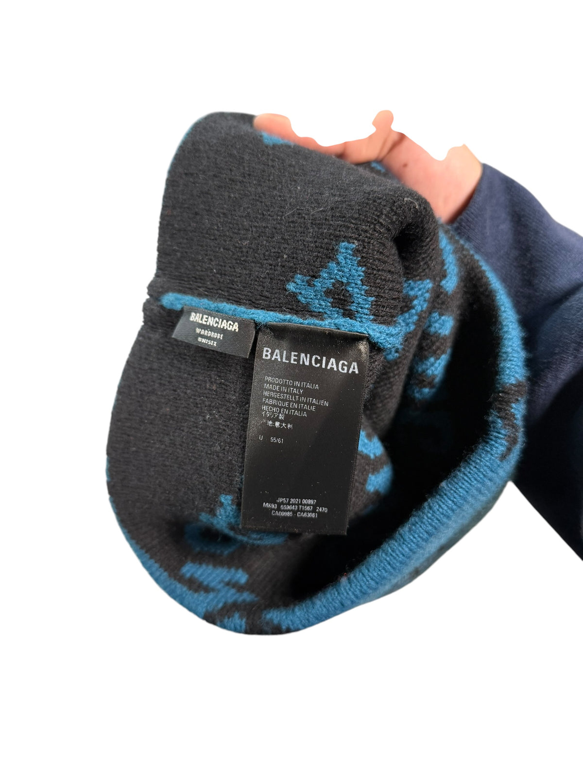 (OS) Balenciaga Logo Spell Out Beanie