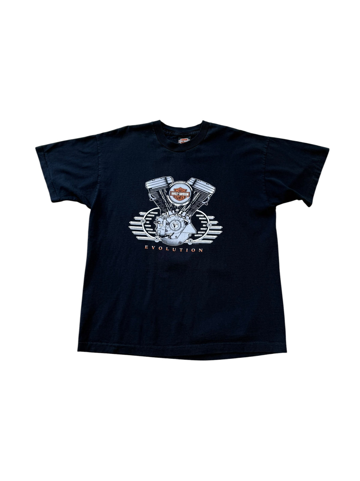 (XL) Vintage 1996 Harley Davidson Engine And Eagle Tshirt