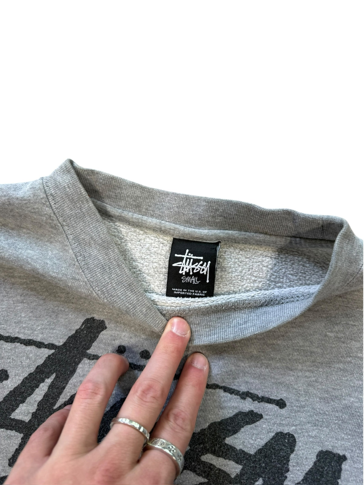 (S) Stussy International Locations Crewneck Sweater