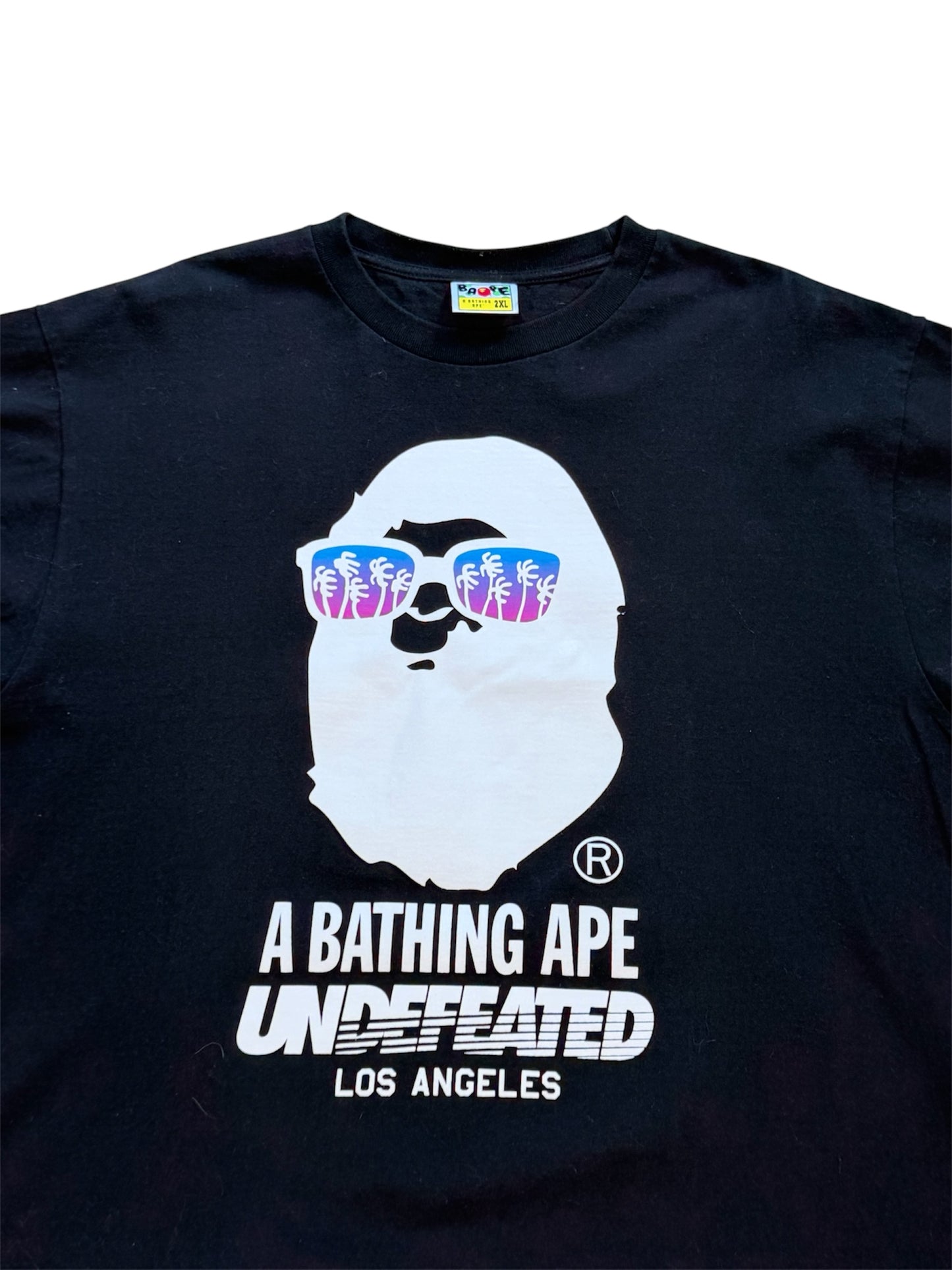 (XXL) Bape x Undefeated LA Ape Head Tee
