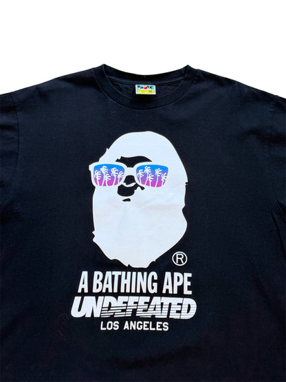 (XXL) Bape x Undefeated LA Ape Head Tee