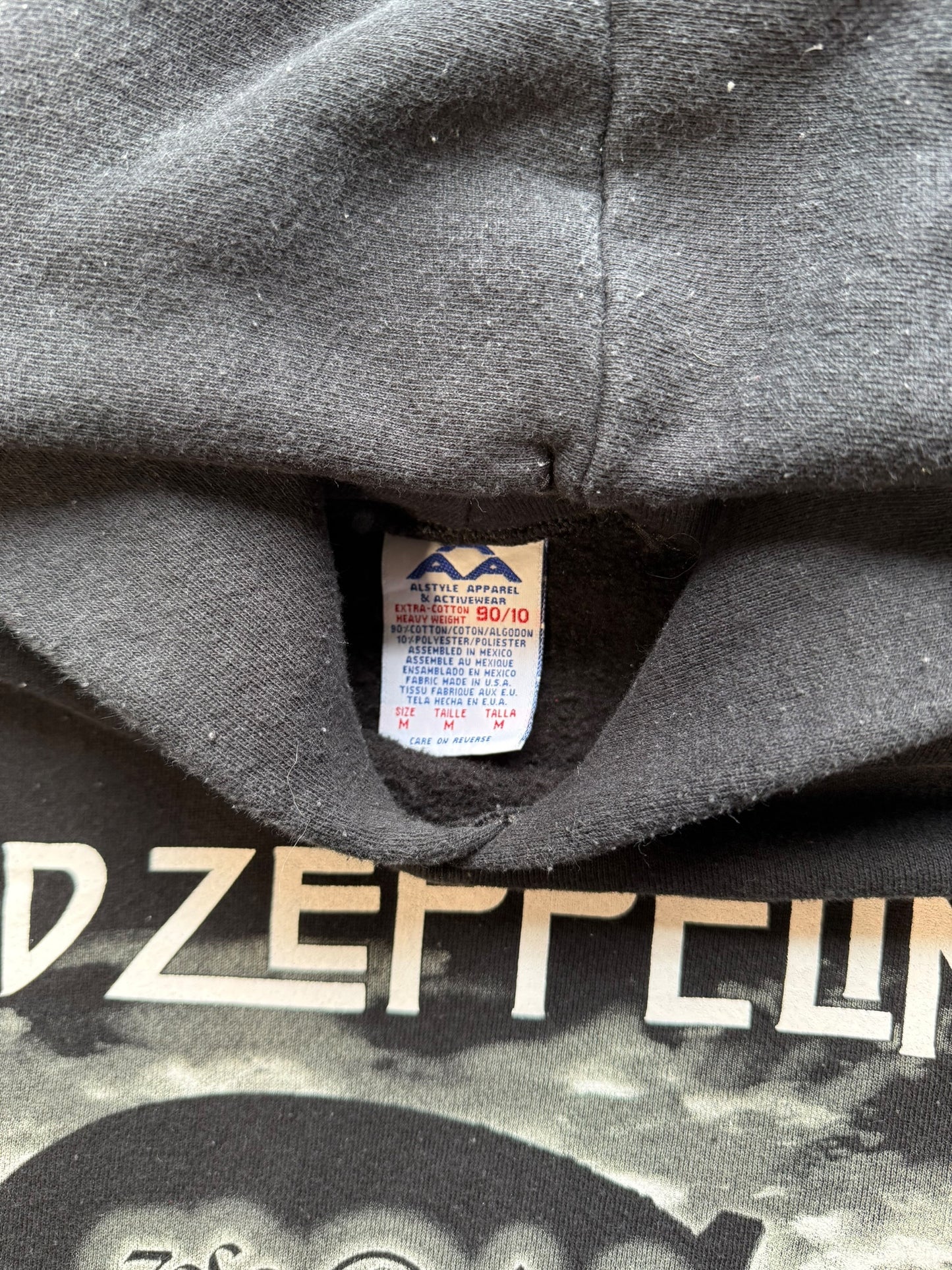 (M) 1998 Led Zepplin Zoso Blimp Hoodie