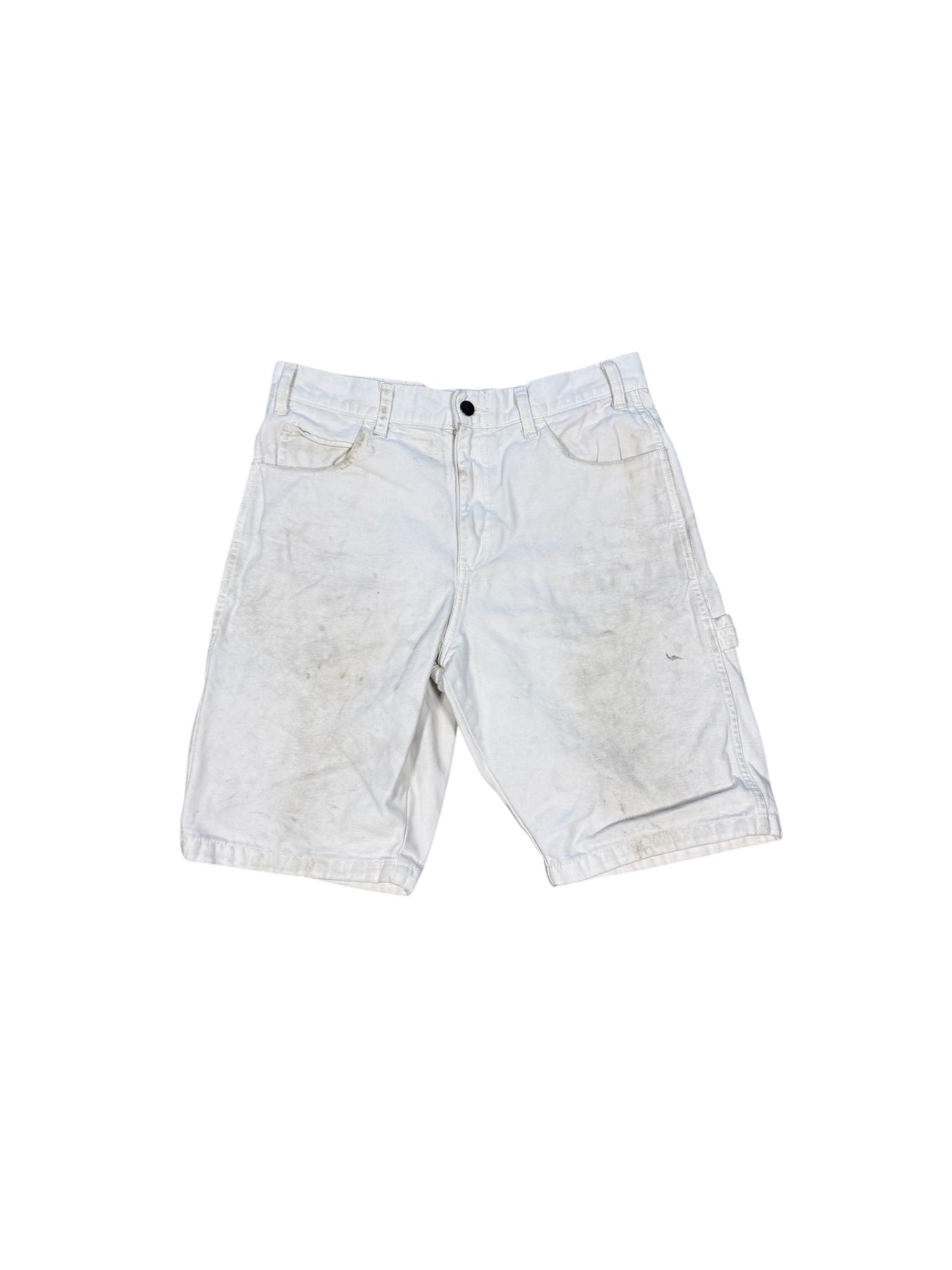 (30W) Vtg Dickies White Carpenter Shorts