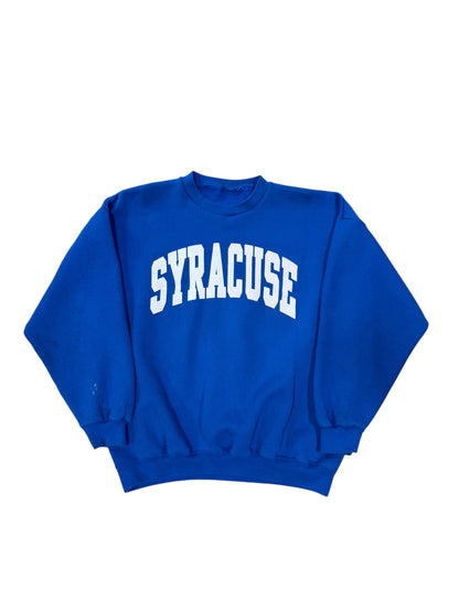 (L) 90’s Syracuse University Blue Crewneck