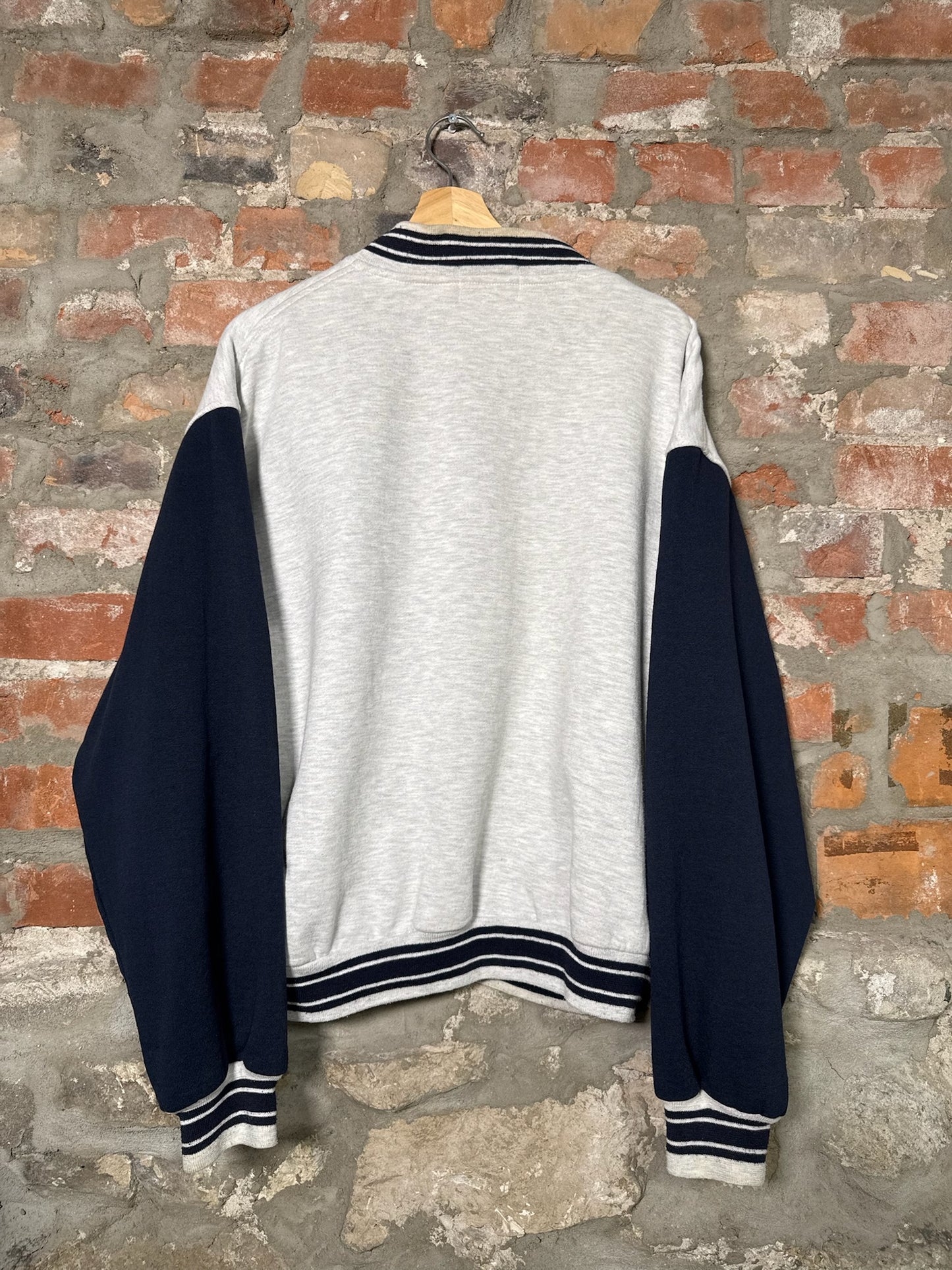 90’s Nike Button Up Grey Sweater Sz XL