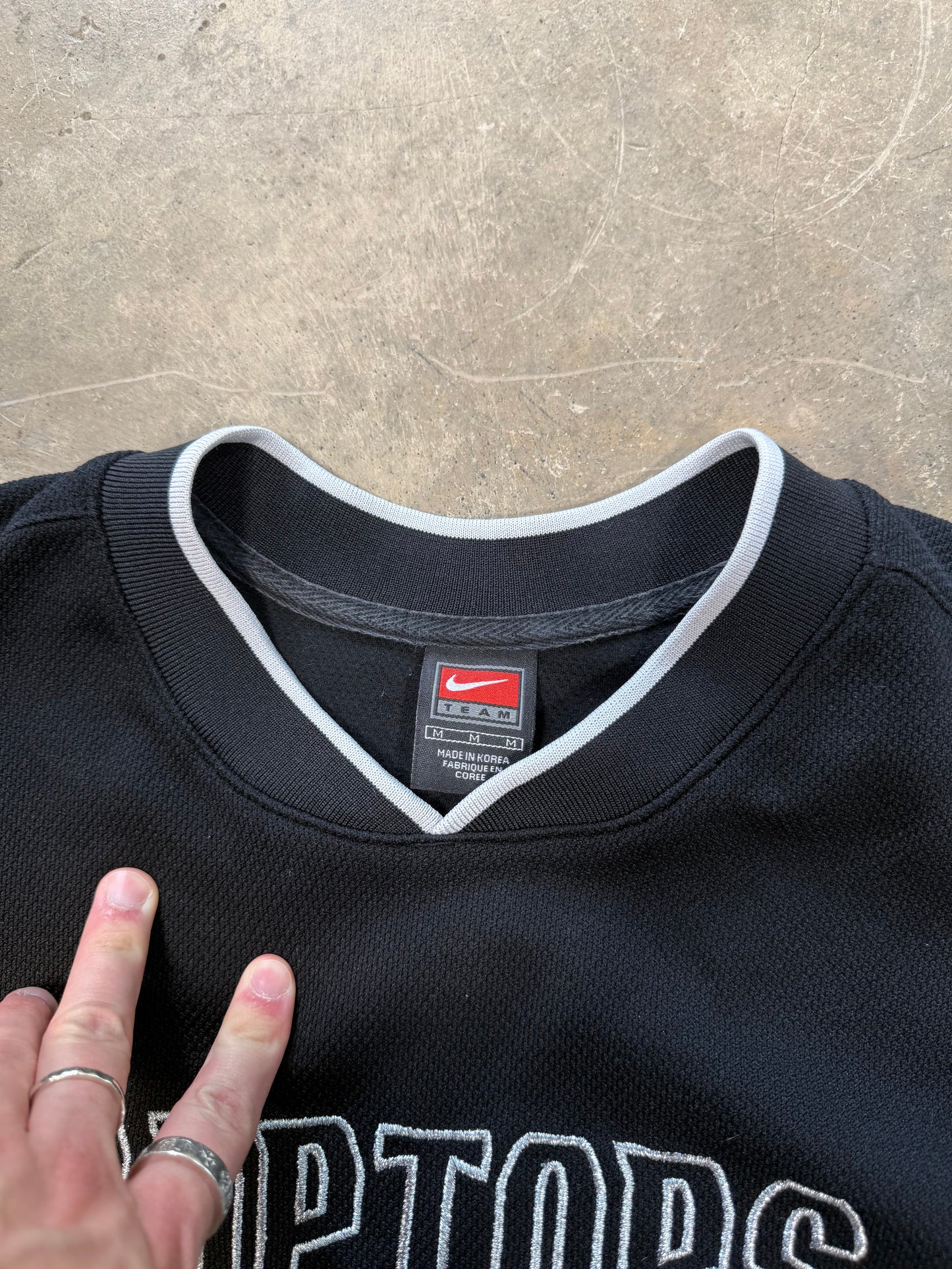 (M) Vtg Nike Toronto Raptors Hockey Warm Up Jersey