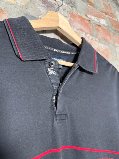 90s Burberry Golf Polo Shirt Sz XXL