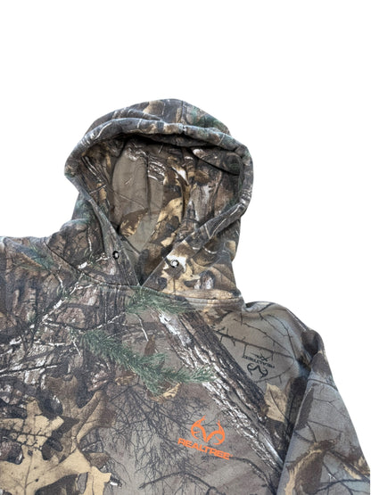 (XL) Vintage Real Tree Camo Hoodie
