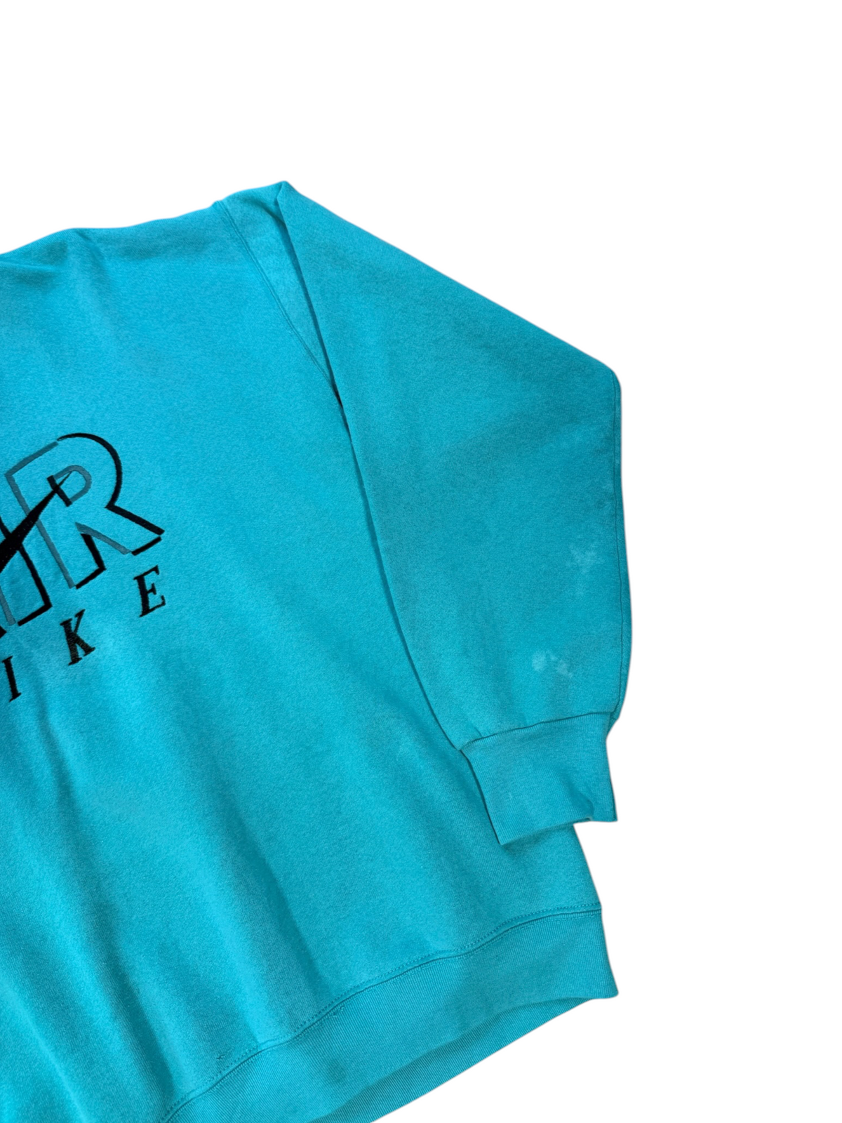 (L) 90’s Nike Teal Bootleg Crewneck