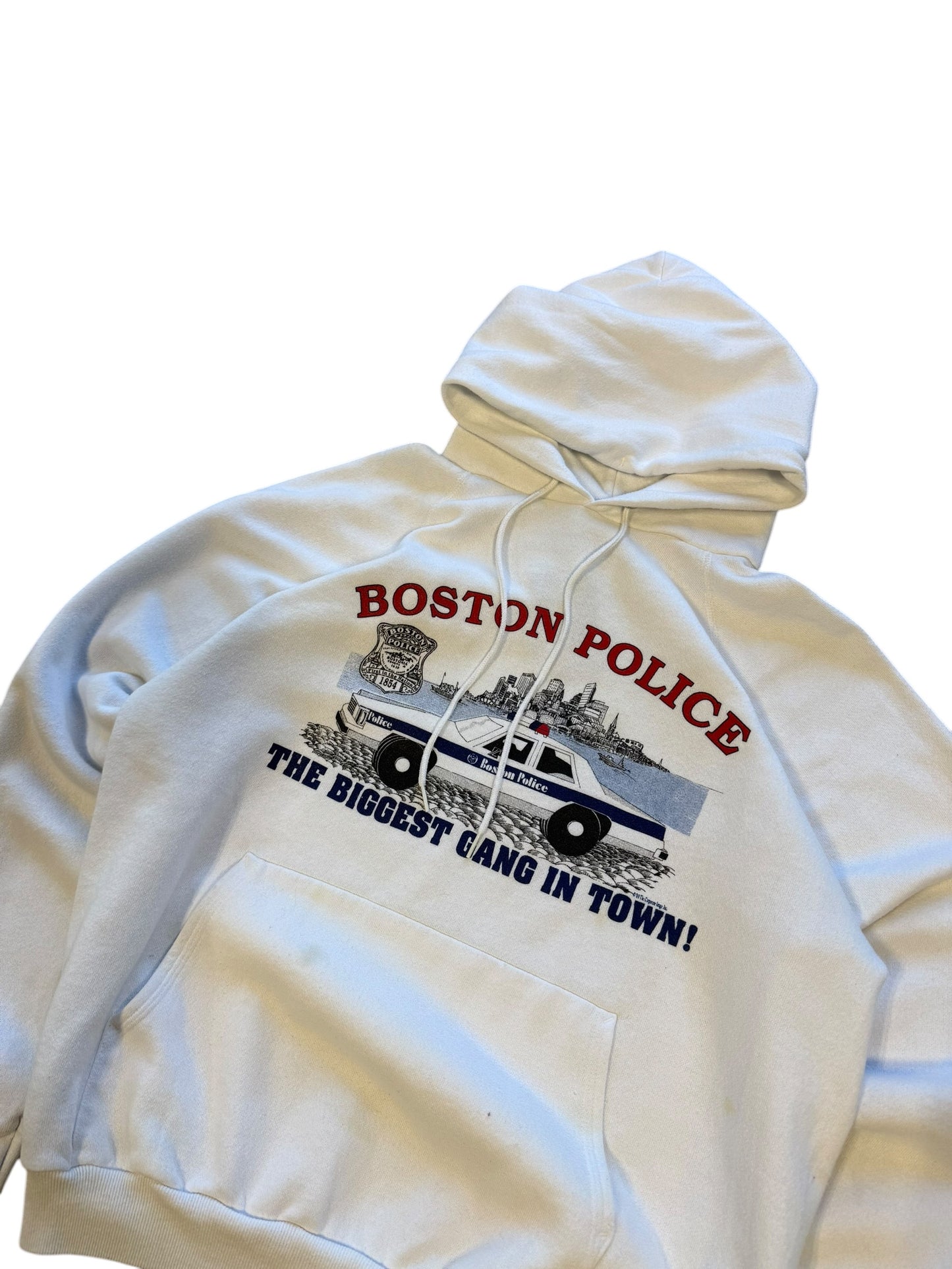 (XL) Vintage 1989 Boston Police Comedy Hoodie