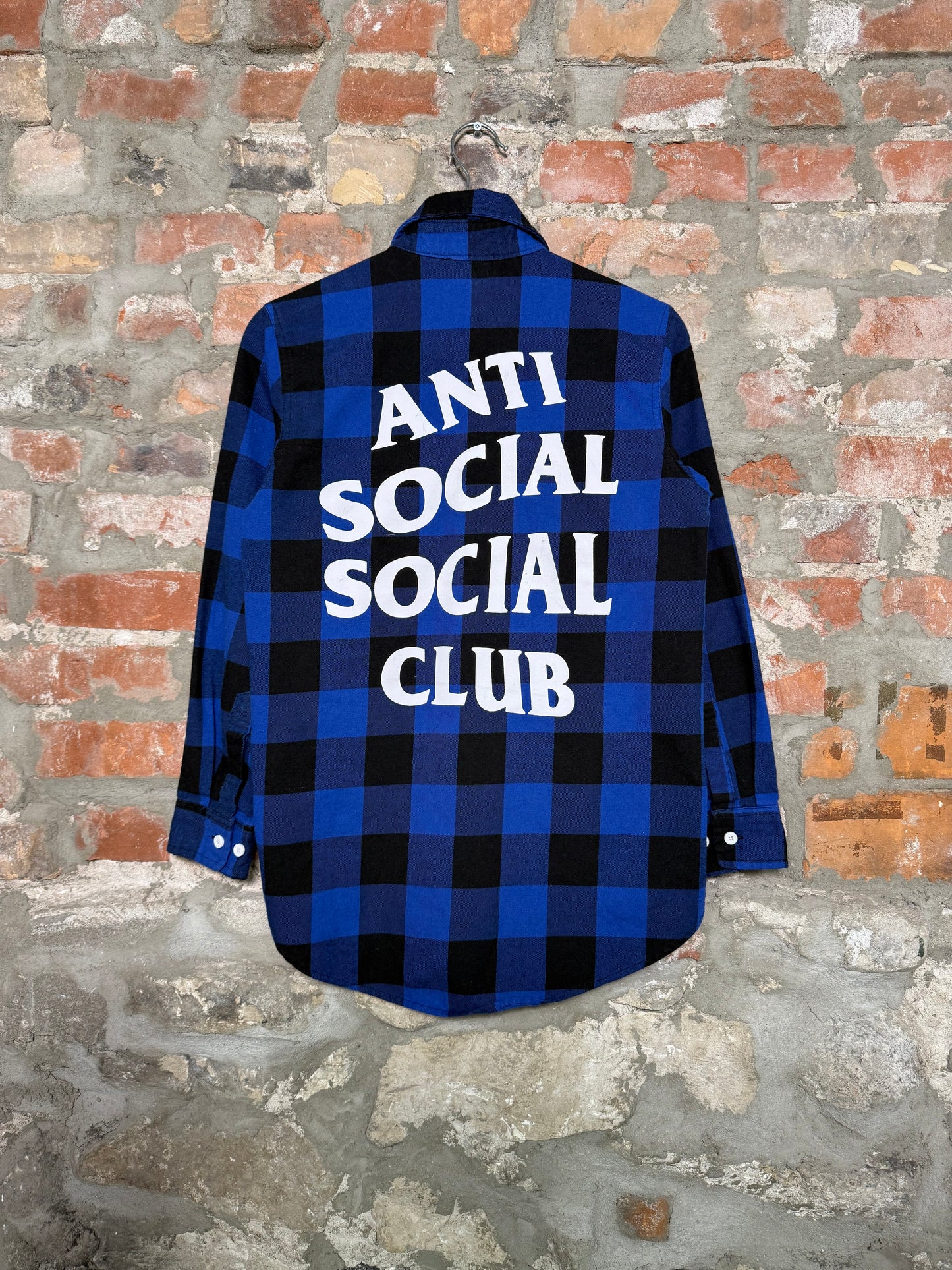 (S) Anti Social Social Club Blue Flannel