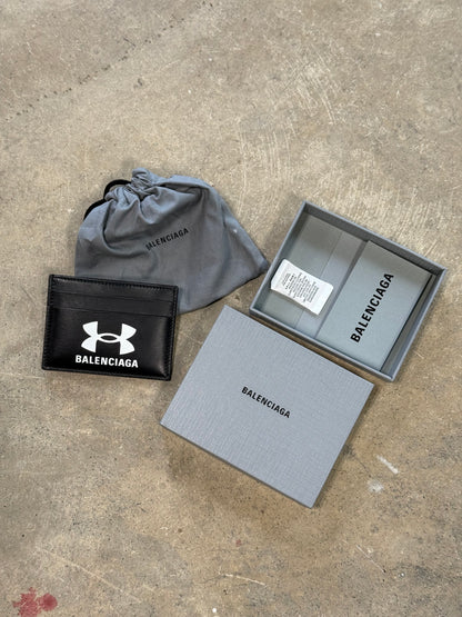 (OSFA) Balenciaga X Under Armour Lambskin Leather Cardholder