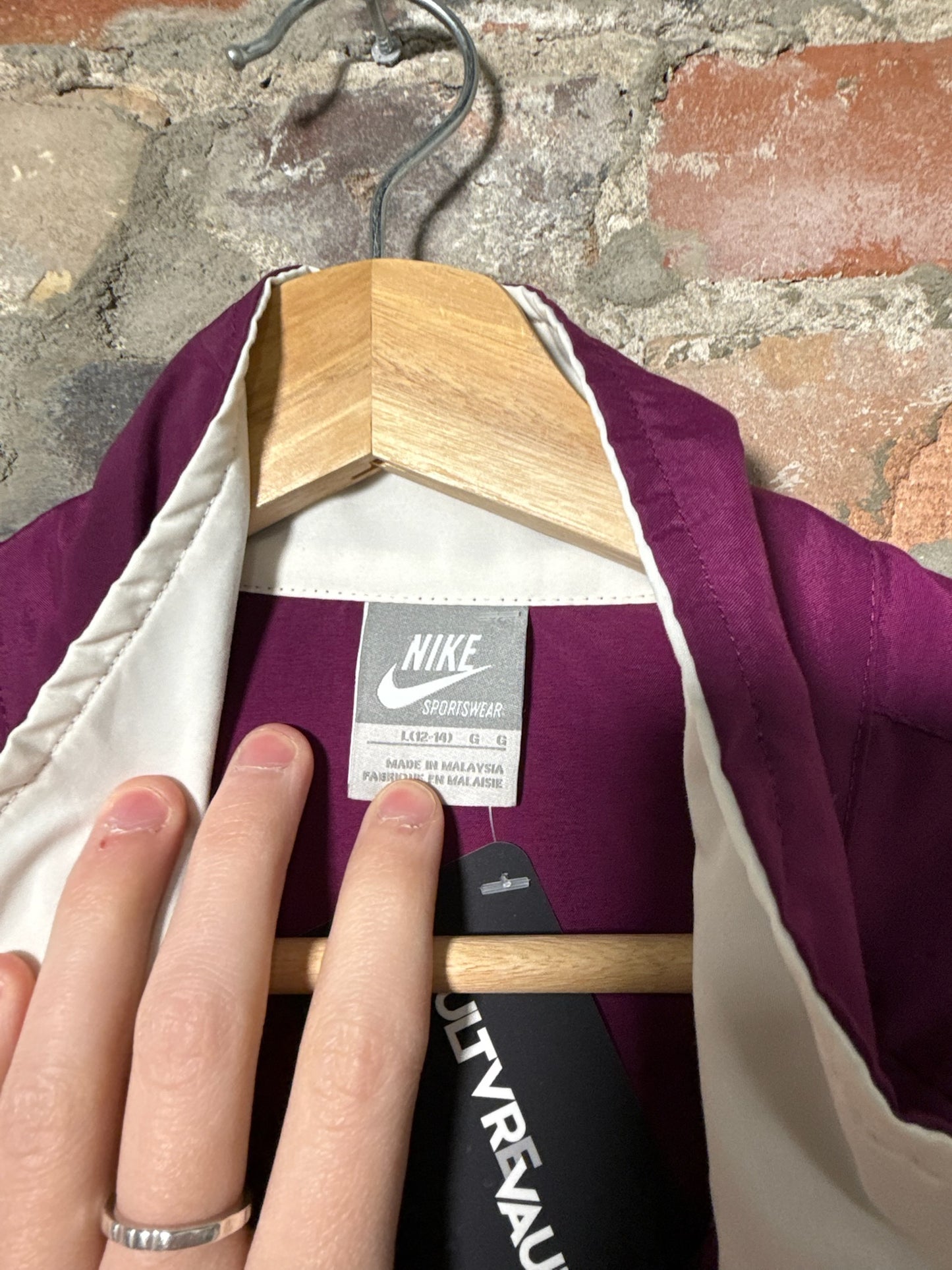 00’s Magenta Nike Full Zip Track Jacket Size L